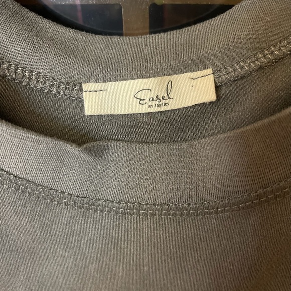 Slate gray Easel asymmetrical tunic - Picture 8 of 11